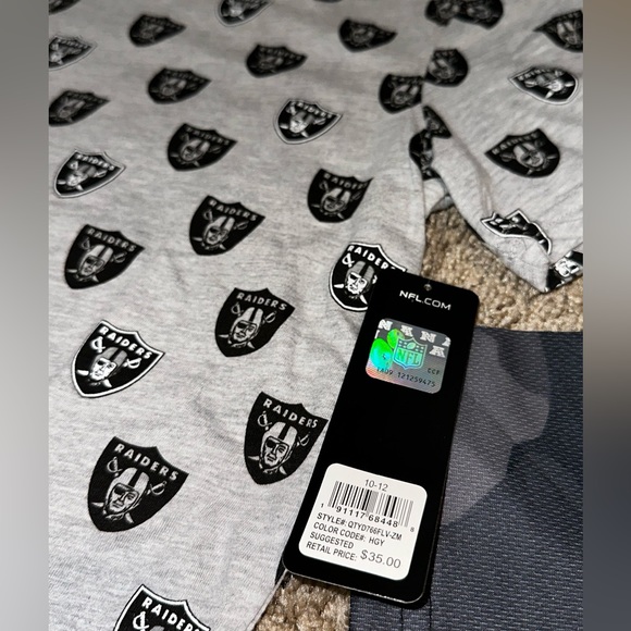 NWT NFL LAS VEGAS RAIDERS JERSEY/TEE BUNDLE - Picture 6 of 8